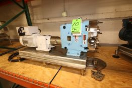 Waukesha-Cherry Burrell 5 hp Positive Displacement Pump, Model 060, S/N 393205-05 with 2-1/2