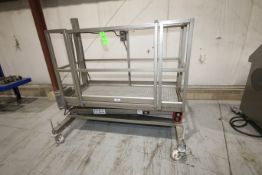 FPEC S/S Hydraulic Manlift Platform, S/N 1975 with Aprox. 6 ft. L x 32
