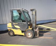 Yale 4,800 lb. Propane Forklift, Model GLP060VXNVSE087, S/N B875V03332G with Enclosed Heated Cab,