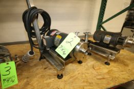 Thomsen 1.5 hp Centrifugal Pump, Model 52003-KA, S/N 3A43758 with 1-1/2