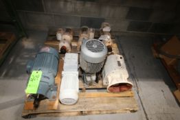 (7) Assorted Drive Motors includes (3) SEW .75 hp, 1700 RPM; (1) U.S. Motors Series 2000, Ratio