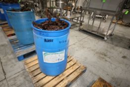 55 Gal. Drum Barrel Rex 3500 Case Conveyor Chain - Aprox. 742 lbs.