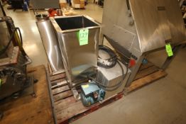 Custom S/S Feeder System with (2) Pc. Feed Hopper - Aprox. 15-3/4