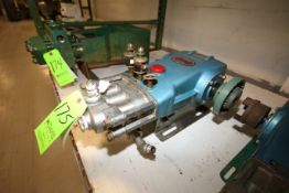 CAT Pump Heads, Model 02520, S/N 81198 and Model 0622 - (1) with 25.9 GPM and 700 psi Max.