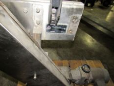 Canner Machinery Conveyor Head with manual speed control, Motor was rewired from 575V to 240V;