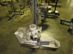 Markem Label Printer /Applicator Box Labeler on Rolling Tripod Left Hand direction (Rigging and