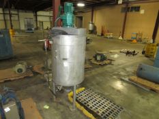 200 Gallon chocolate melt tank with built in water heater jacketed and insulated. 2HP Motor 230/460V