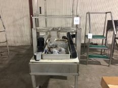 Unfinished and unused top and bottom taper - all stainless steel frame, comes with to new side