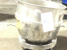 Stainless Steel Bowl on Cart 18: Dia, and 18