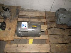 7.5HP electric motor 208-230/460Volts, 22 - 20.3/10.1 Amps and 1770 rpm. Frame 213TC (Rigging and