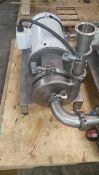 TriClover 5HP Centrifugal Pump Includes Baldor 5 HP motor, 230/460 Volt 3 Phase 60Hz, Last used in