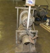 Reeves variable speed drive with electric motor on SS cart - parts machine (Rigging and loading fees