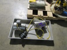 One lot of two Stainless Steel Electric Motors Frames 56C, Ultimate Stainless Steel High