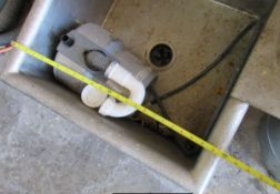 2 ft x 2ft Stainless Steel Sink and Model Excel Incinerator Disposal (Rigging and loading fees