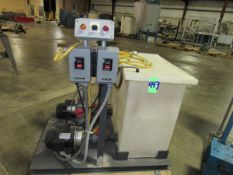 ChemTainer Dual Pumps Chemical Treatment tank with two identical stainless steel Ebara Dynamic Pumps