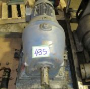 Heavy Duty David Brown Gear Reducer with, 25.63:1 ration, output ROM 68. 1735 RPM motor. (Rigging