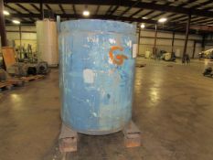 Clawson Approx. 345 Gallon Steel Totes - forklift able and stackable with 2