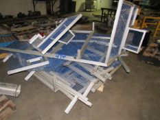 One Pallet of Machine guards with interlocking pins for different size enclosures (Rigging and