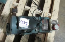 Reeves Variable Speed Drive, 1/2 HP Reliance Duty Master Electric Motor, 1725 RPM, 230/460Volt,