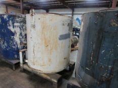 Clawson Approx. 345 Gallon Steel Totes - forklift able and stackable with 2