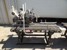 Loveshaw Print & Apply Labeler, Model # LS800-DT, S/N 8RDTH04XX115, Zebra print head / Hytrol