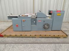 Shanklin Shrink Wrapper, Model # HS-1, S/N H9501, wrapper with lug infeed and scrap unwinder / AB