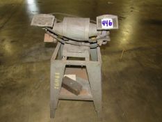 Pedestal Grinder with grinding stone and cutoff stone (Rigging and loading fees included in the