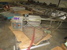 Food Instrument Corporation control unit with digital counter for accept reject parts. SS legs and