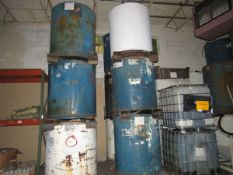Clawson Approx. 345 Gallon Steel Totes - forklift able and stackable with 2