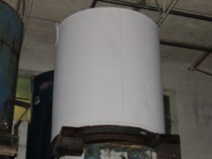 Clawson Approx. 345 Gallon Steel Totes - forklift able and stackable with 2