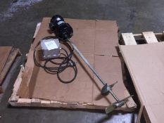 Drum Mixer with stainless steel shaft and one 8