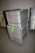 S/S Pans, with S/S Mobile Cart with Side Rails, Pan Dims.: Aprox. 24
