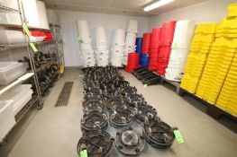 Lot of Assorted Rubbermaid Products, Includes (53) Rubbermaid Brute Trash Cans, (4) Rubbermaid