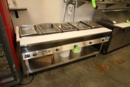 Serve Well Serving Station, with S/S Inserts and Sanitary Counters, Overall Dims.: Aprox. 75