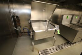 Groen Eclipse Ergonomic S/S Tilting Braising Pan, Pan Dims.: Aprox. 35 1/2