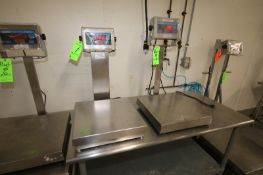 Doran S/S Platform Scales, M/N 7000XL, S/N 731671 and 721041, with 18