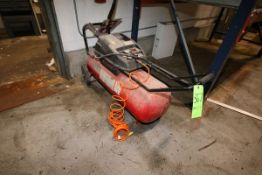 Husky 5.5 hp Horizontal Air Compressor, with Air Hose and Reel