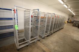 S/S Portable Pan Racks, with Aprox. (18) Pan Holsters, Overall Dims.: Aprox. 26