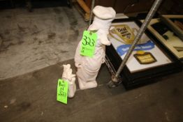 Statue of Chef Piggy and Horse Head