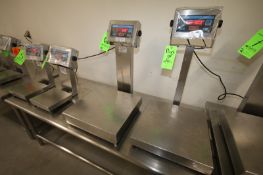 Doran S/S Platform Scales, M/N 7000XLM, S/N XL 73217 and XL 707981, with 18