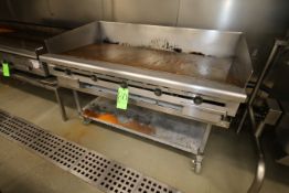Imperial Griddle, S/S Frame, Mounted on Casters, Griddle Dims.: Aprox. 60