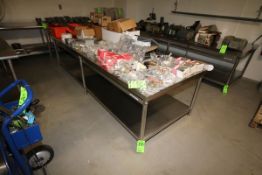 S/S Table, with S/S Bottom Shelf, Overall Dims.: Aprox. 114