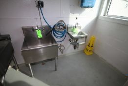 S/S Sinks, Some with Knee Control