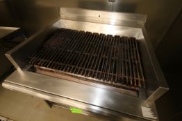 U.S. Range Grill, M/N C0836-364, Mounted on S/S Frame, Grill Dims.: Aprox. 33
