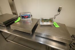 Doran and AND S/S Platform Scales, M/N 7000XLM and FV-150KWP, with 18