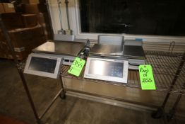 (4) Mettler Toledo SmartTouch Weigh and Print Stations, 30 x 0.01 lb. Capacity
