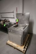 S/S Fryer, Natural Gas Burners, Min. Tank Capacity 150 lbs., with S/S Frying Basket, Basket Dims.: