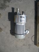 LYCO-WAUSAU STAINLESS LIQUID RING VACUUM PUMP, MODEL: 101DBLRS160, SERIAL #: 1693-1126-74.