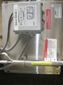 ECOLAB FLOOR AUTOMATIC FLOOR SANITIZERS, MODEL: TDF, VOLTS 120, SERIAL #: 002345, STAINLESS STEEL.