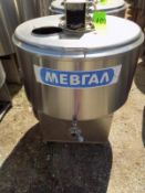 Ermicon (Packo) Aprox. 200L/52 Gal. S/S Jacketed Farm Tank with Hinged Lid, Twin Blade Prop, Motor